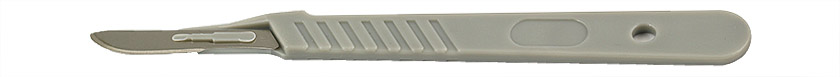 52-004110-Micro-Tec disposable carbon steel scalpels-10 with plastic handle.jpg Micro-Tec disposable carbon steel scalpels #10 with plastic handle, sterile